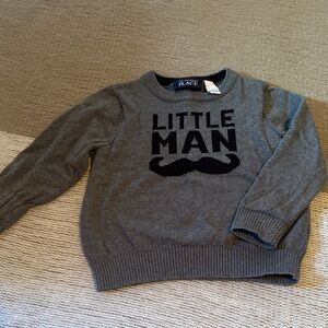 The Children's Place Gray Crewneck Sweater